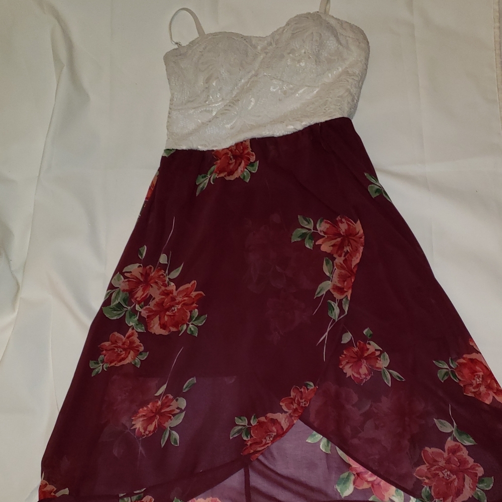 Floral print summer dress